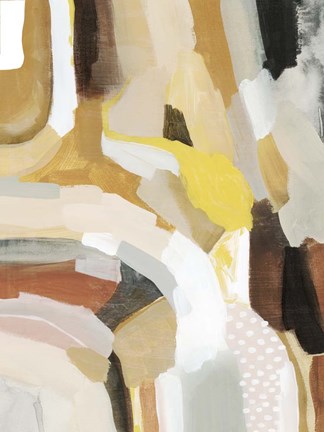 Framed Mud and Daisies II Print