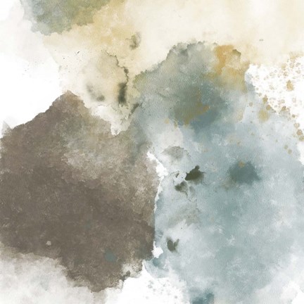 Framed Fading Pieces II Print