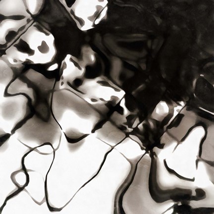 Framed Shimmering Glow II Print