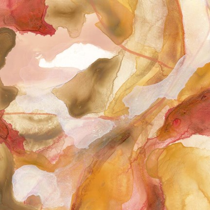 Framed Sunset Marble II Print