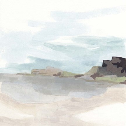 Framed Glacial Coast II Print