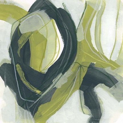 Framed Verdigris Motion IV Print