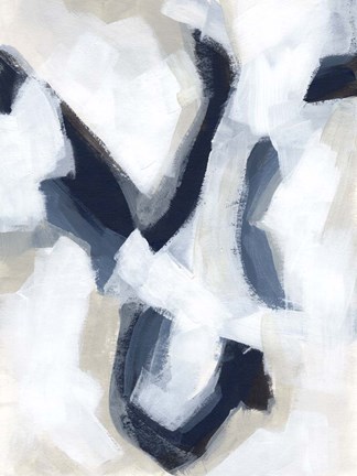 Framed Indigo Imprint I Print