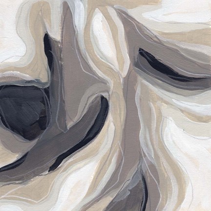 Framed Stone Ripple IV Print