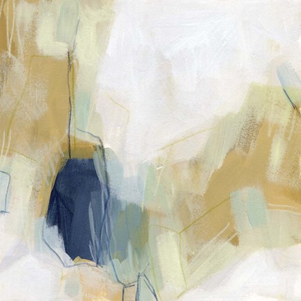 Framed Blue Beacon I Print