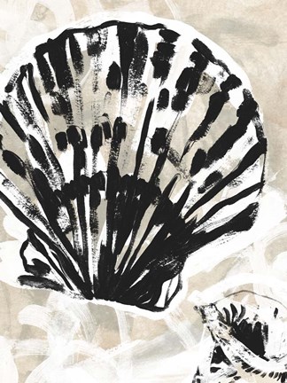 Framed Sea Scumble I Print