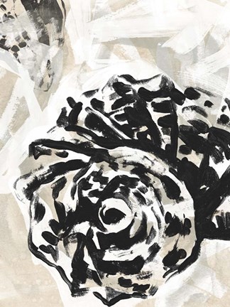 Framed Sea Scumble II Print