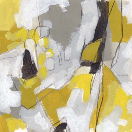 Framed Citron Confetti II Print