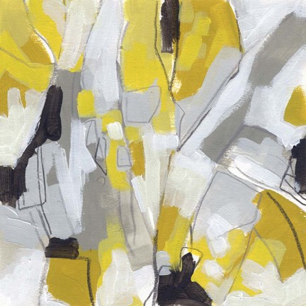 Framed Citron Confetti III Print