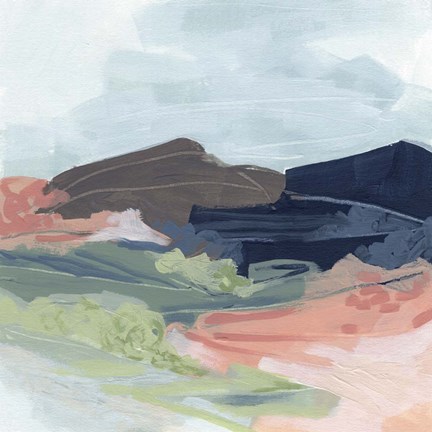 Framed Valley Sweep II Print