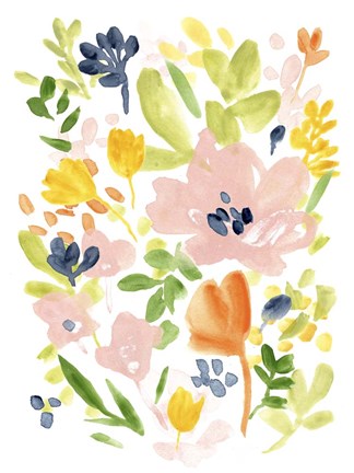 Framed Meadow Potpourri II Print