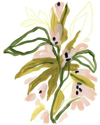 Framed Tropical Cadenza I Print