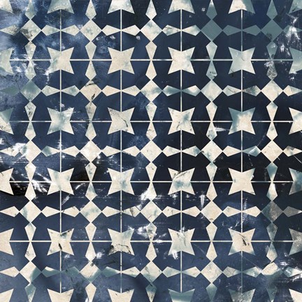 Framed Tile-Dye I Print