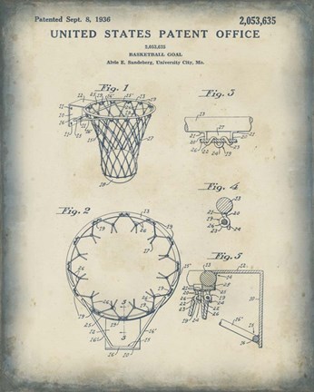 Framed Patented Sport VI Print