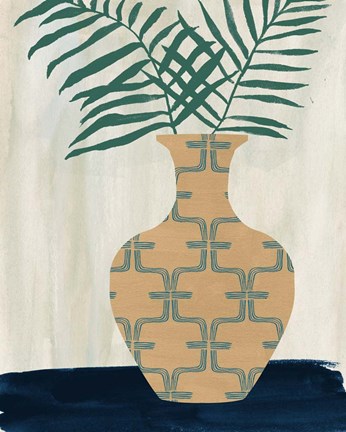 Framed Palm Branches I Print