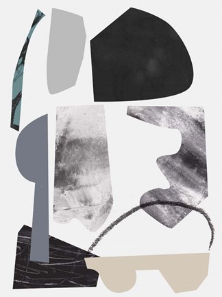 Framed Underground Shapes VII Print