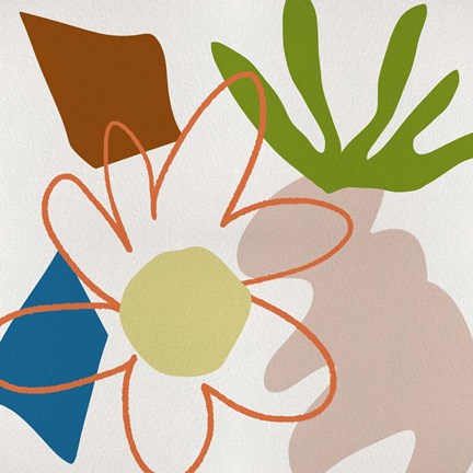 Framed Flower Petals VI Print