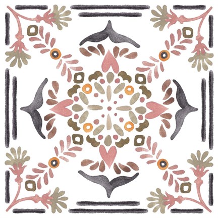 Framed Summertime Ceramic I Print