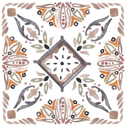 Framed Summertime Ceramic II Print