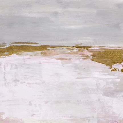 Framed Magenta Skyline II Print