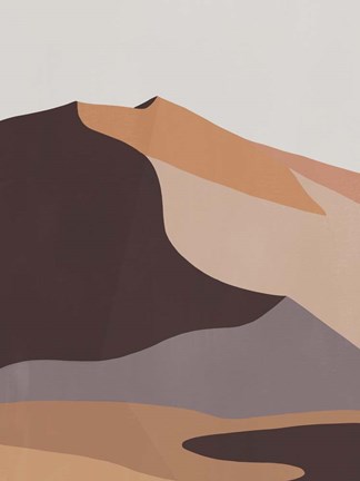 Framed Desert Dunes II Print