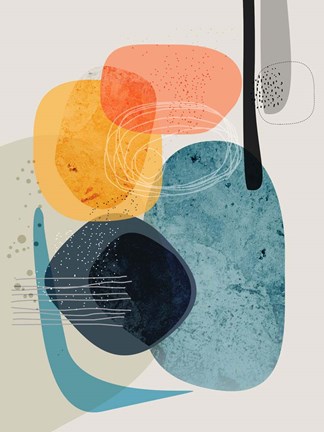 Framed Tangled Rocks Print