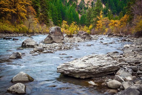 Framed Rocky River Print