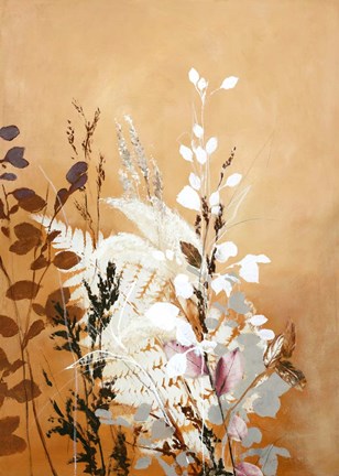 Framed Light Leaves 5 Print