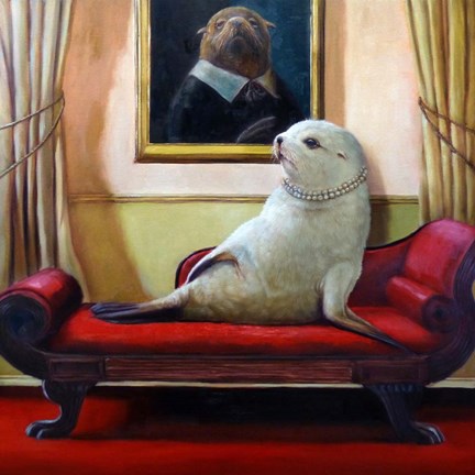 Framed Trophy Wife Print