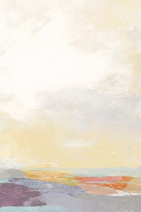 Framed Pastel Sea Print