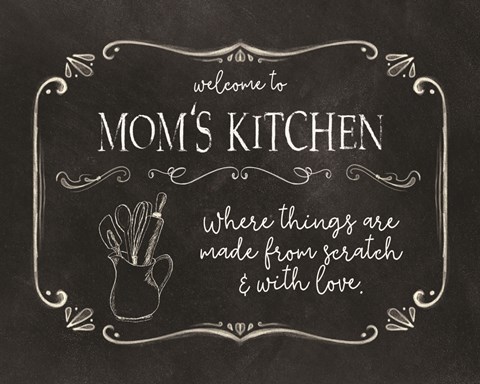 Framed Mom&#39;s Kitchen Print
