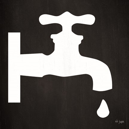 Framed Faucet Drip Print
