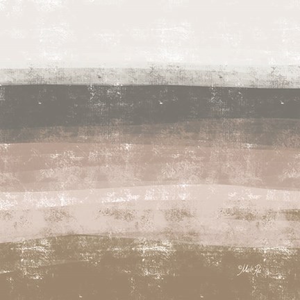 Framed Striped Abstract 2 Print