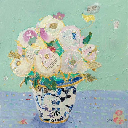 Framed Kristens Peonies Print