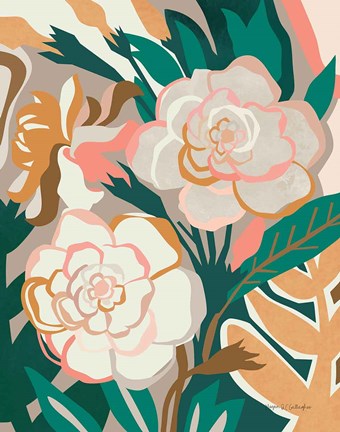 Framed Gardenia II Print