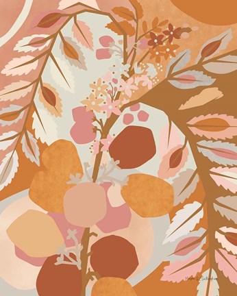 Framed Lemon Plum Tree Print