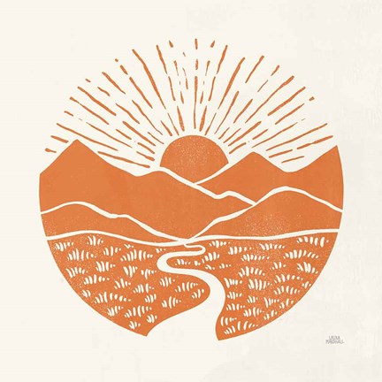 Framed On the Horizon I Print