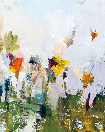 Framed Spontaneous Summer I Print