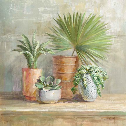 Framed Indoor Garden Print