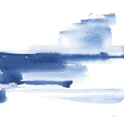 Framed Classic Blue III Print