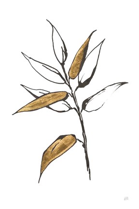 Framed Leafed V Print