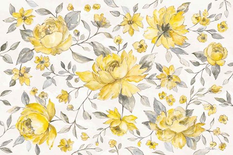 Framed Sunny Roses IV Print