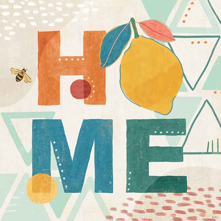 Framed Fruit Frenzy IX Print