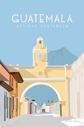 Framed Antigua Guatemala Print