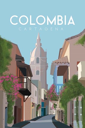 Framed Colombia Print