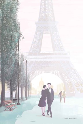 Framed Paris Love Print