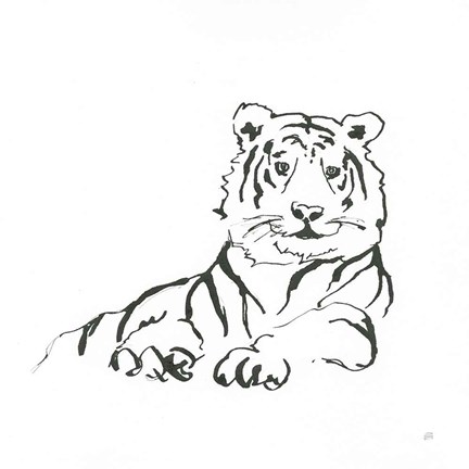 Framed African Animals IV Print