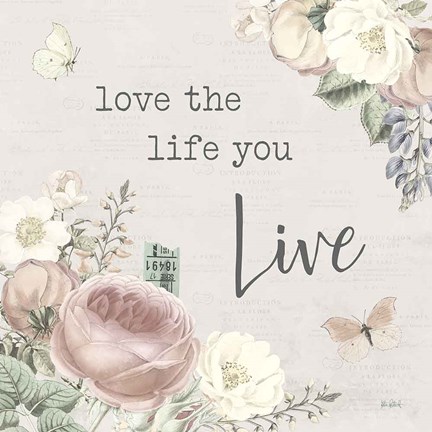 Framed Garden District II Neutral Print