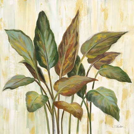 Framed Fall Greenhouse Leaves Print