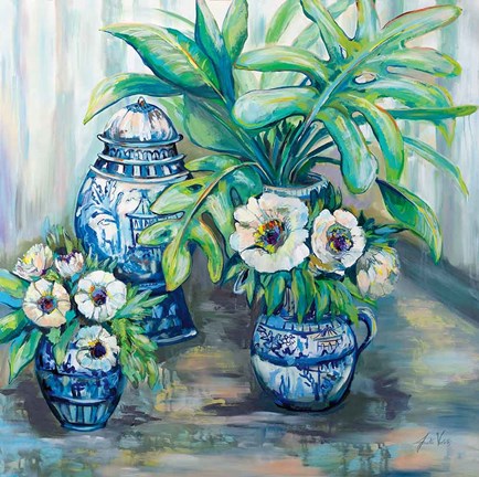 Framed Chinoiserie Day Print